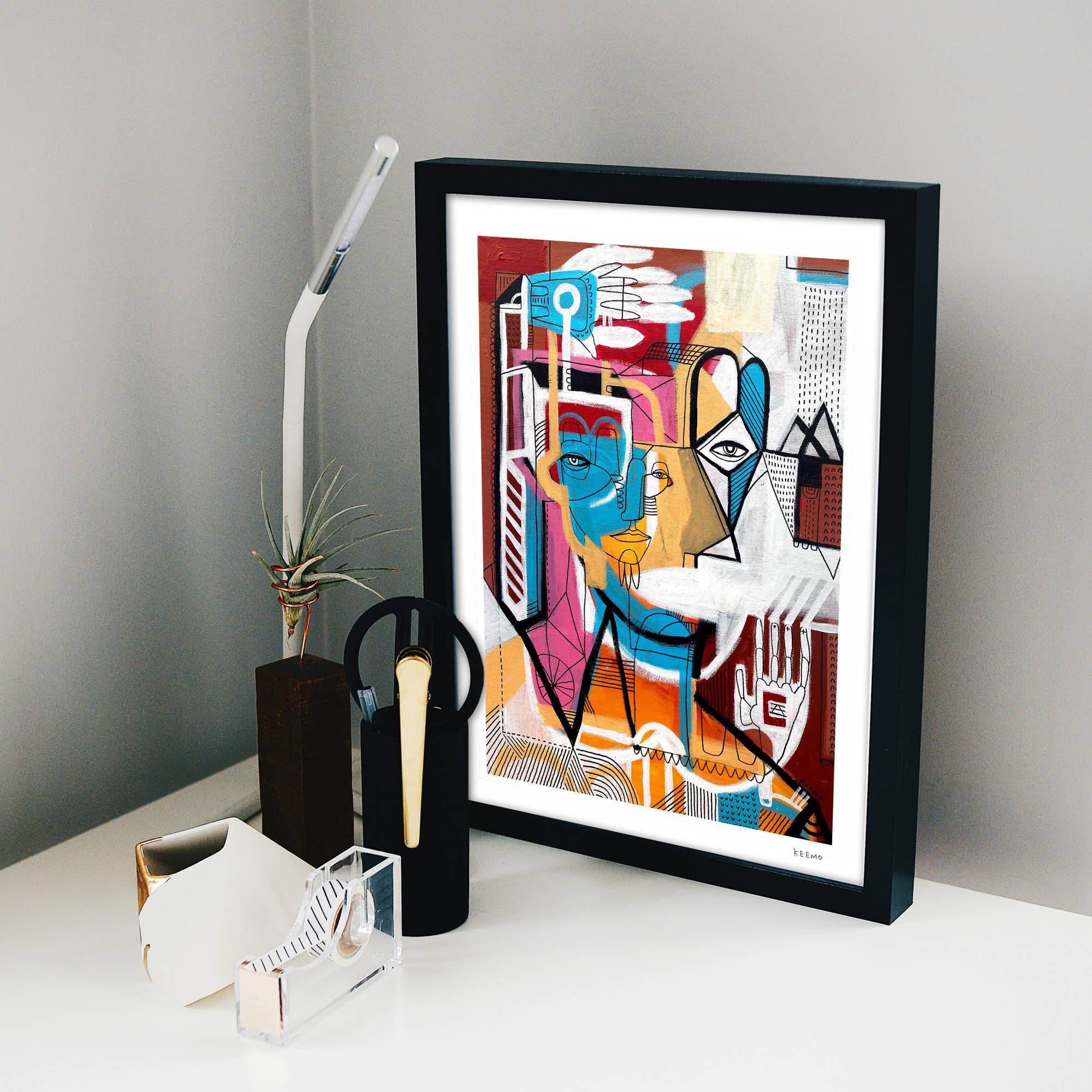 Keemo Gallery - Wholesale Art Print - Abstract Art Print Unique Wall Decor Signed Colorful Keemo 7