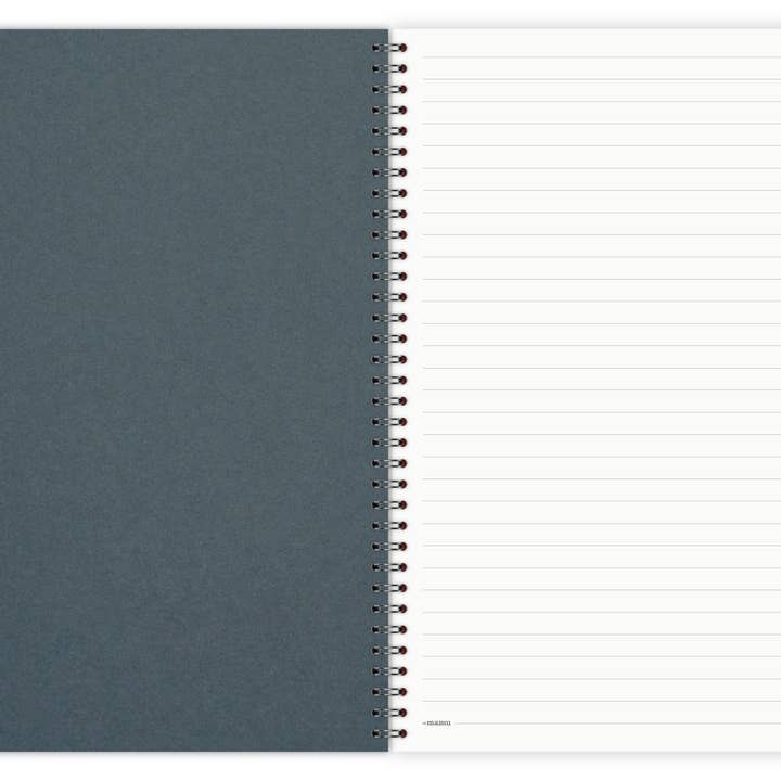 etmamu - Wholesale Notebook - Blue-grey notepad A4