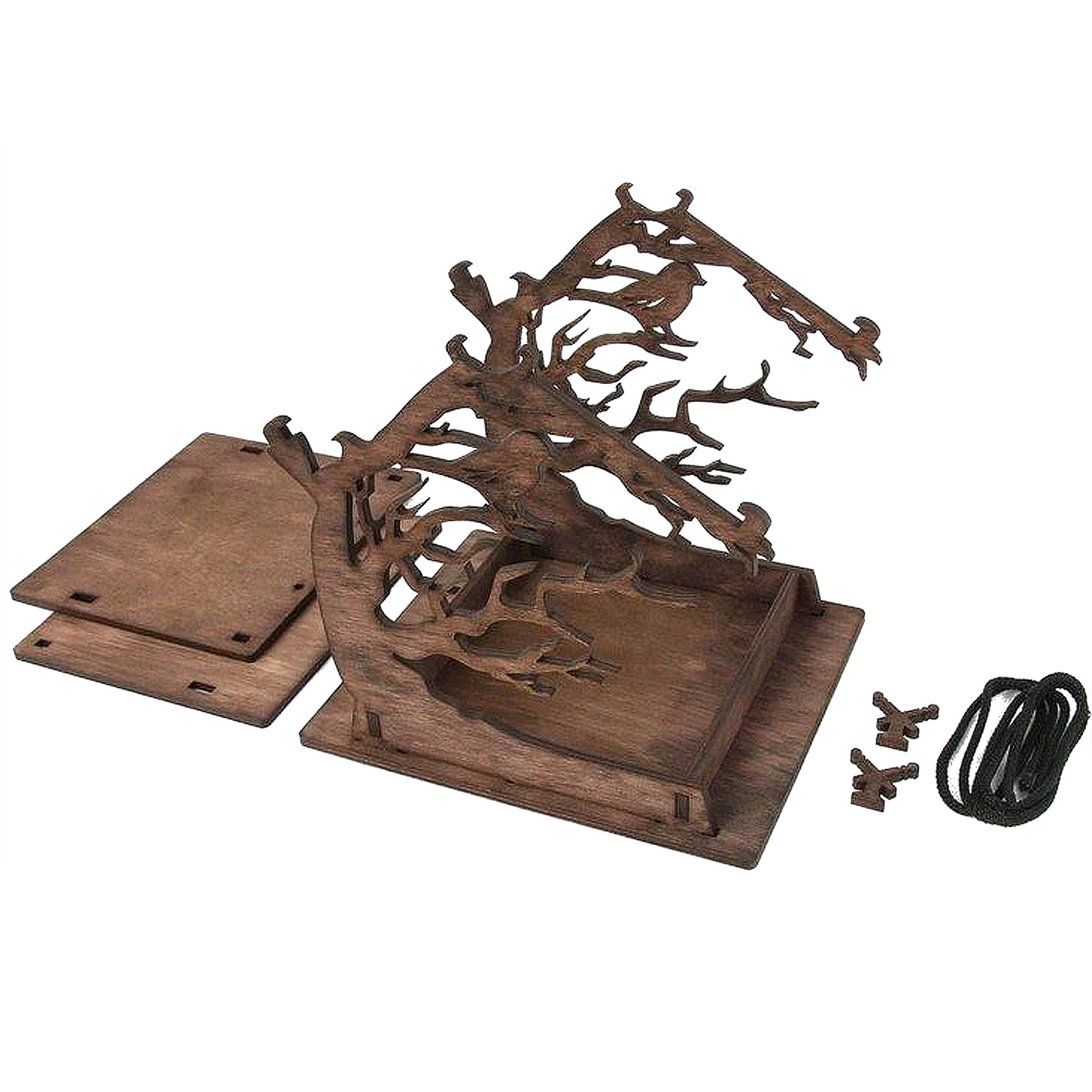 PromiDesign - Wholesale Bird Feeder - Wooden bird feeder "Sitting Bird"2