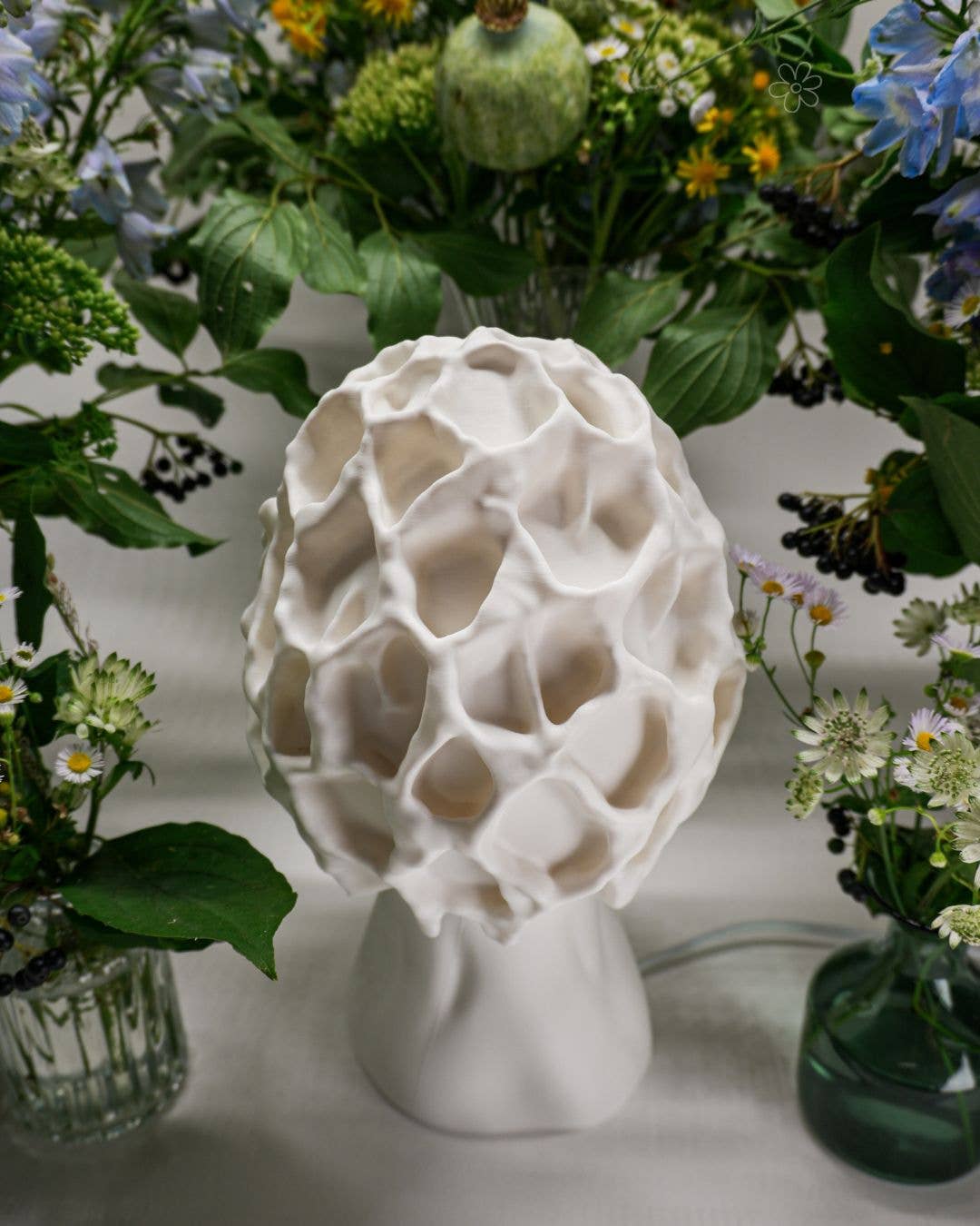 Roomberry - Wholesale Accent/Desk Lamp - Morel Mushroom Lamp - natural mushroom design, soft evening light4