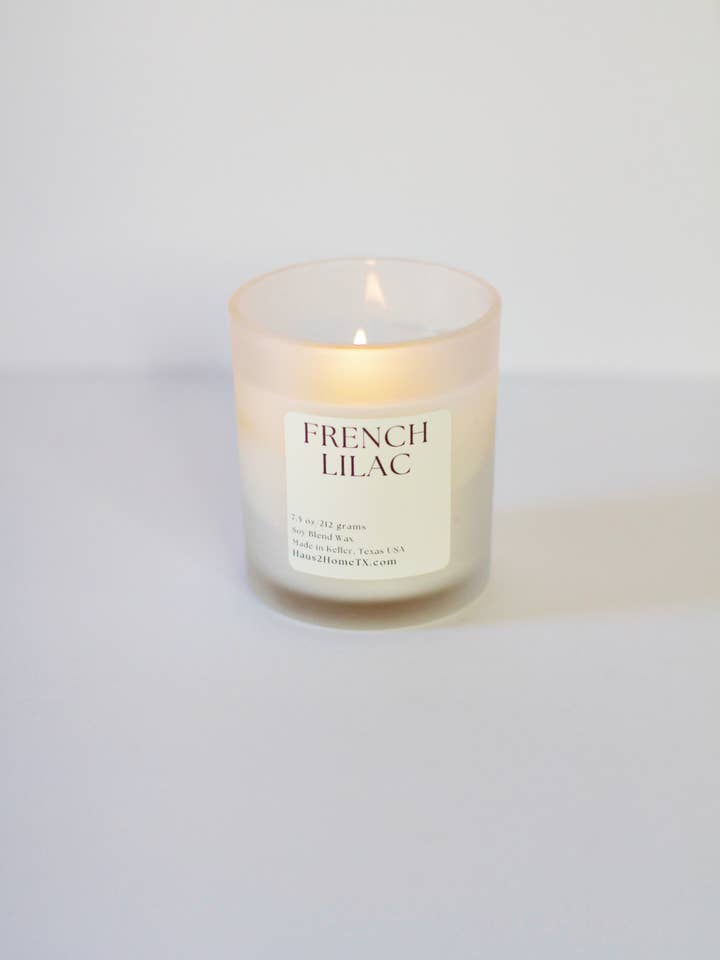 French Lilac | Floral Candle | Spring Floral Fragrance for wholesale by Haus II Home, LLC