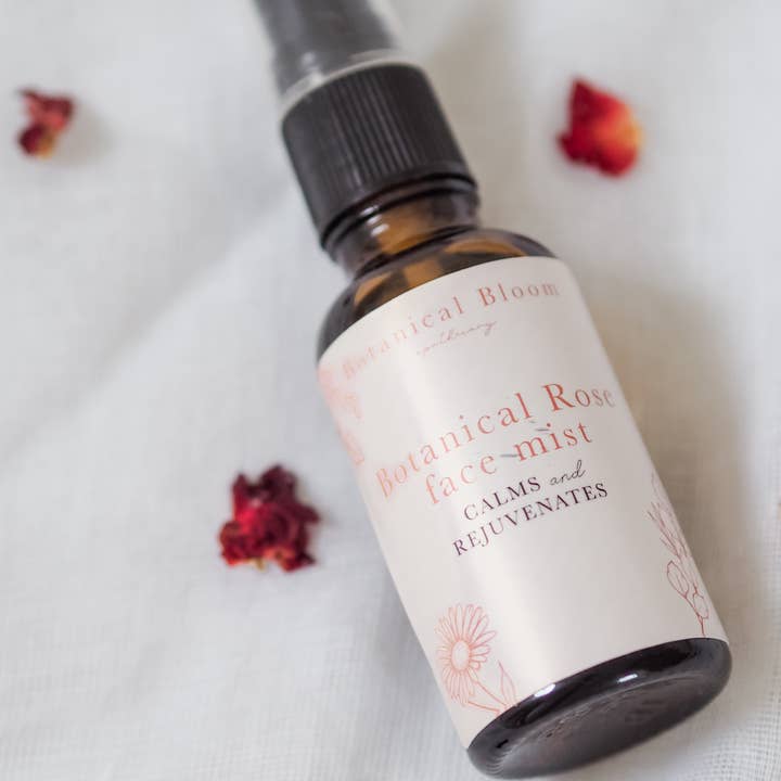 Botanical Bloom Apothecary – wholesale Face & body mist/water – Botanical Rose Face Mist; Travel Size2