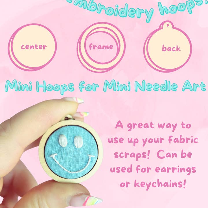 Catie Unthreaded - Wholesale DIY craft kit - DIY Mini Hoop Kits in Black3