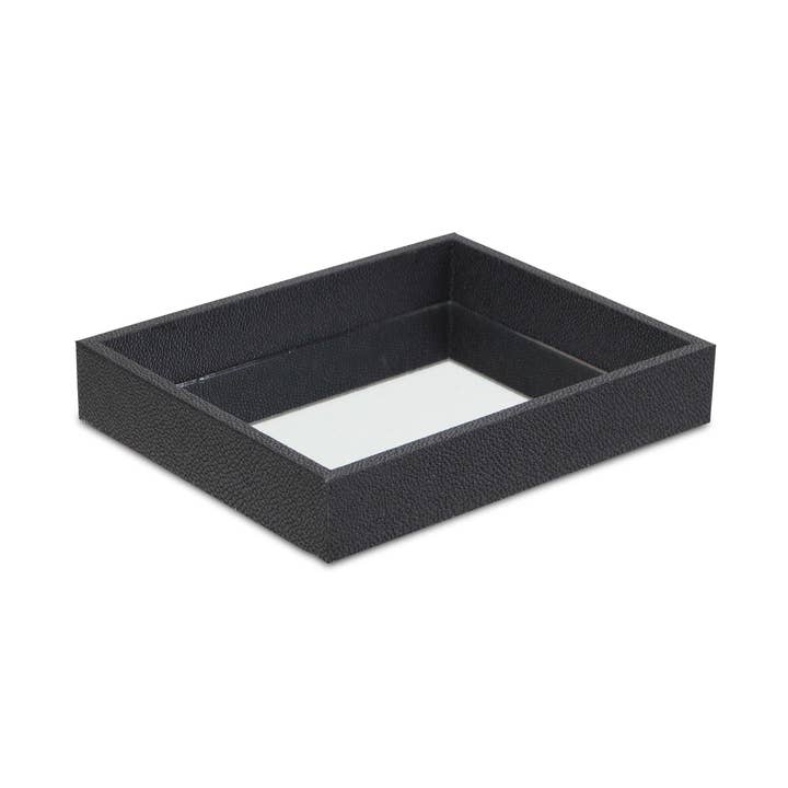 Labai Shagreen Mirrored Tray - Small | 8 colors | for wholesale by Cheungs Home Decor