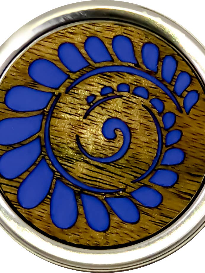 Spirals 2 Wood Metal Dreambox for wholesale by Woodcutts Inc.