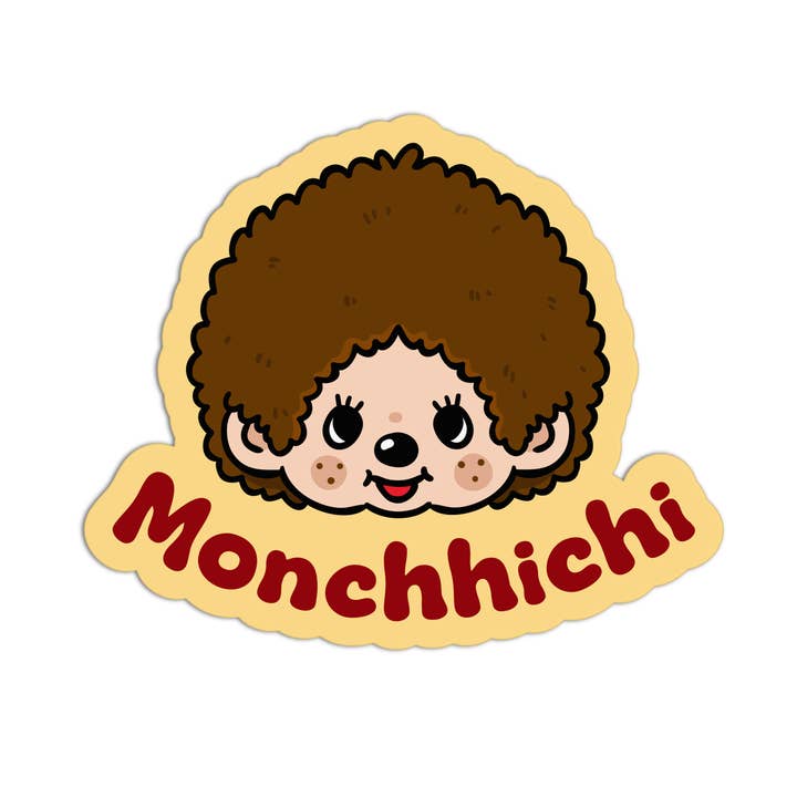 Monchhichi Textured Stickers for wholesale by Girls Printing House
