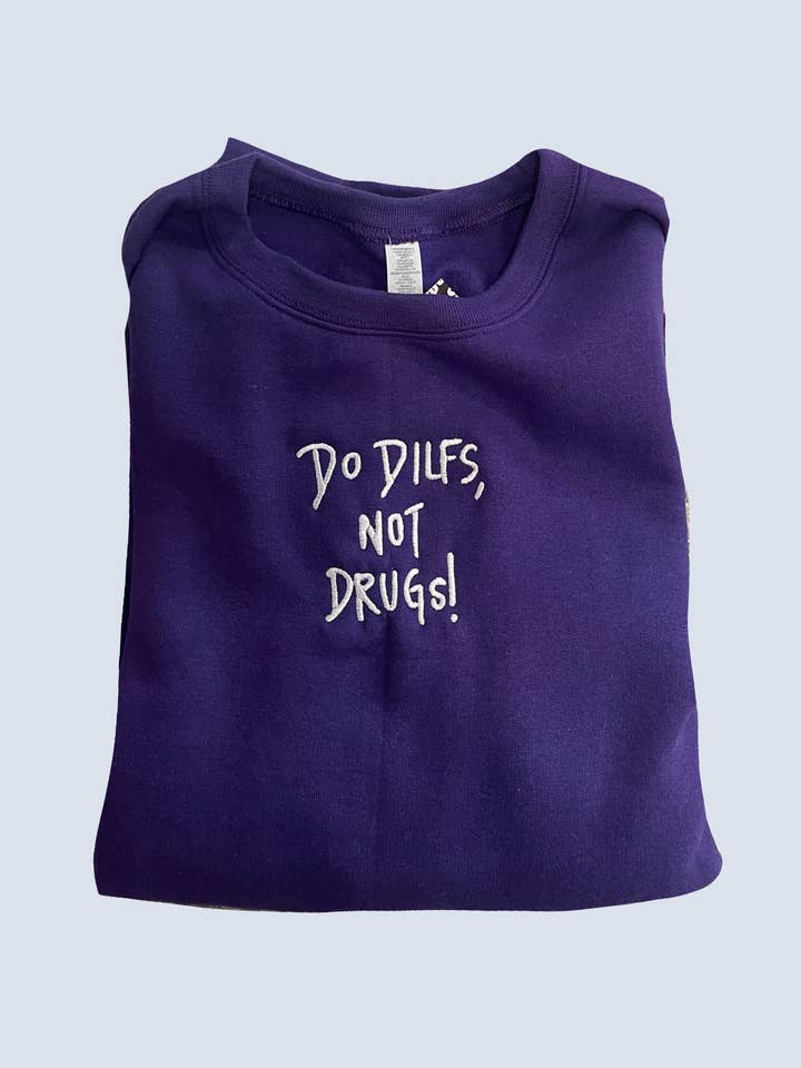 Geborduurde sweatshirt/hoodie van Do Dilfs voor wholesale door BOXEDTRENDS