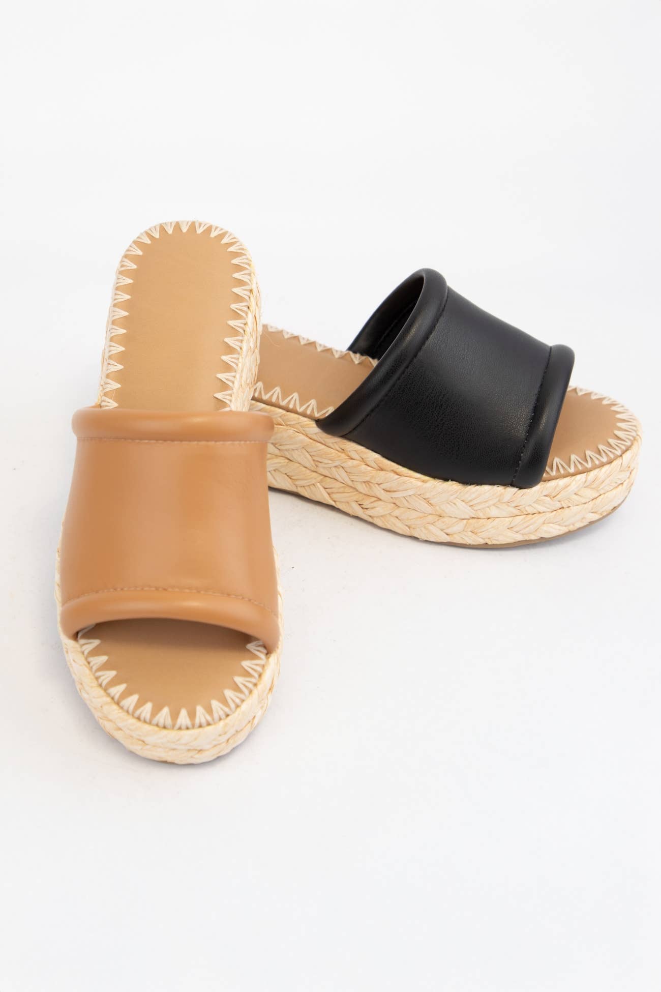 CCOCCI - Vendita all'ingrosso Scarpe con plateau - Donna - Zeppe MONTE con plateau chunky in rafia e cinturino singolo8