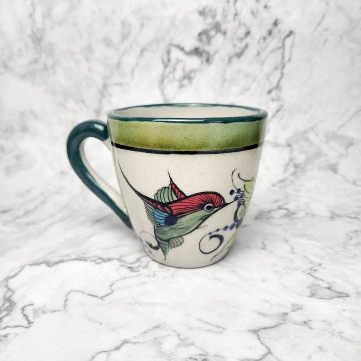 Mug Colibri en grès pour la vente par Upavim Crafts