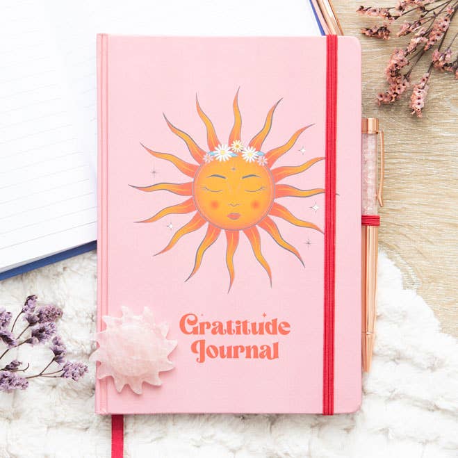 The Sun Gratitude Journal with Rose Quartz Pen and other Purchase Wholesale deskplanner. Free Returns & Net 60 Terms on Faire trending on Faire.