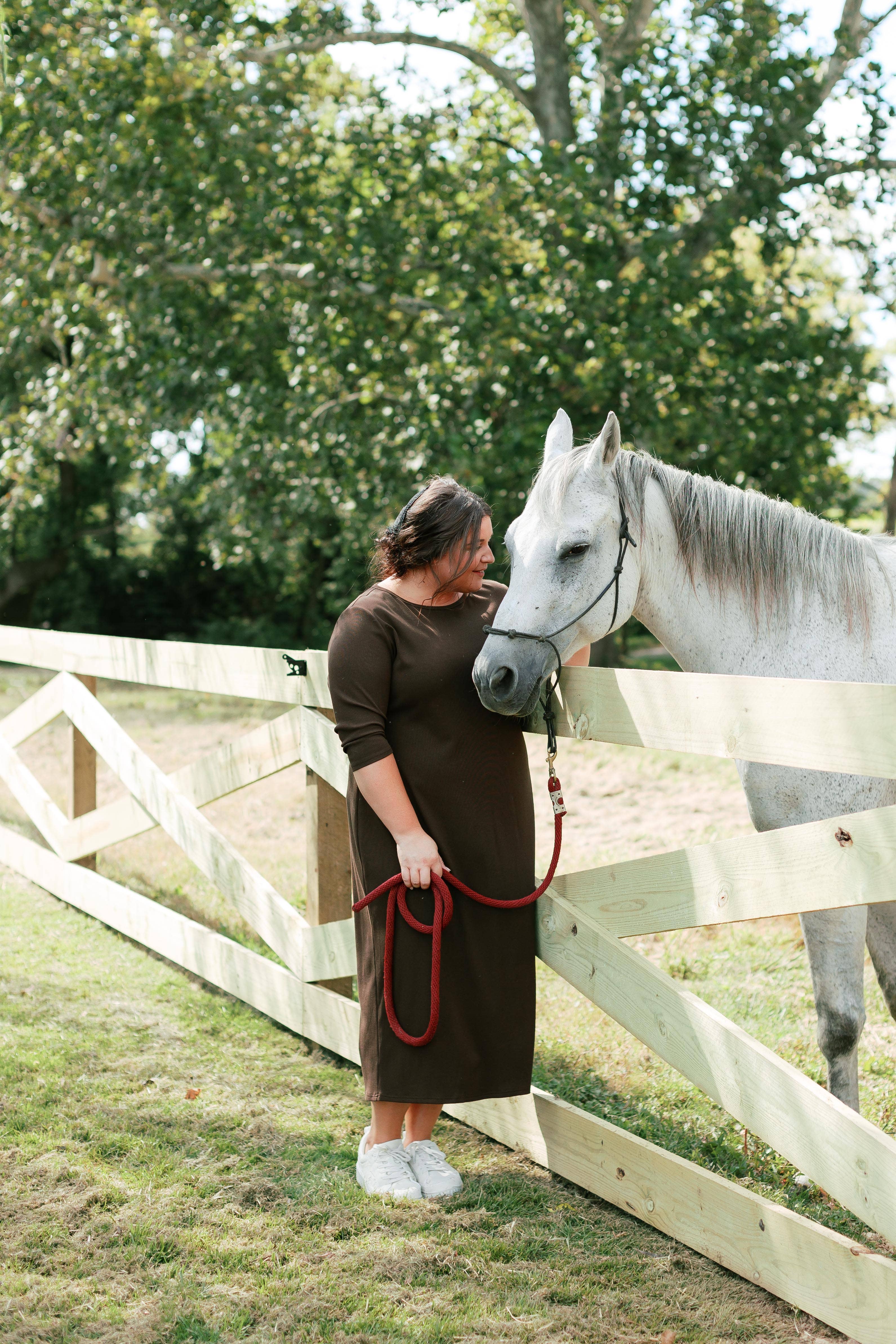 The Main Street Exchange - Wholesale Dress - Women's - 'Constance' 3/4 Sleeve Ribbed Midi Dress FINAL SALE7