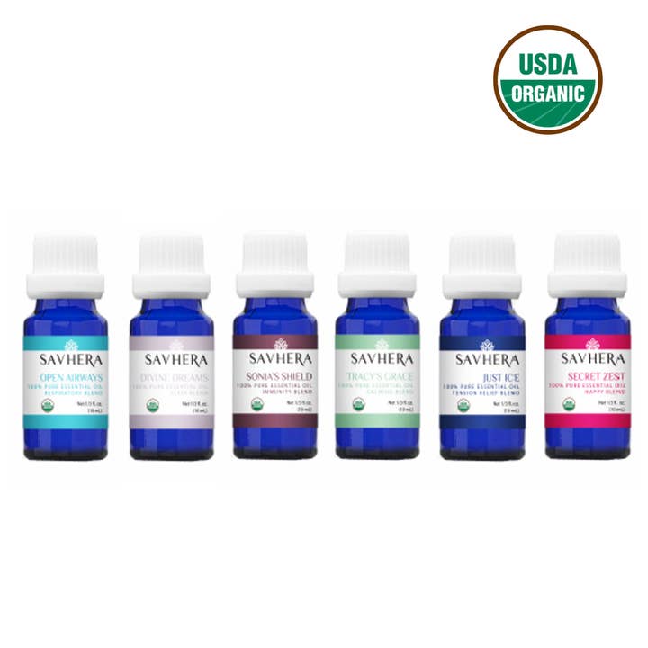 Starter Kit - Organic Essential Oil Blends for wholesale by Savhera