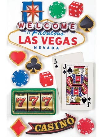 Pegatinas 3D de Las Vegas para venta al por mayor de Paper House Productions