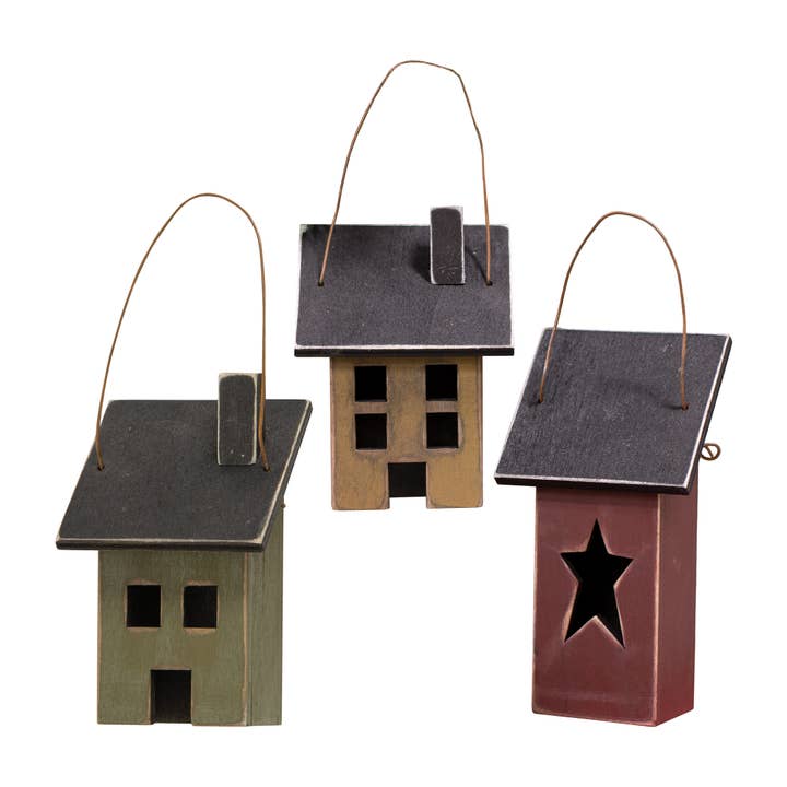 Saltbox House - Decorazioni per la casa, 3 pezzi assortiti per la vendita all'ingrosso da parte di The Hearthside Collection