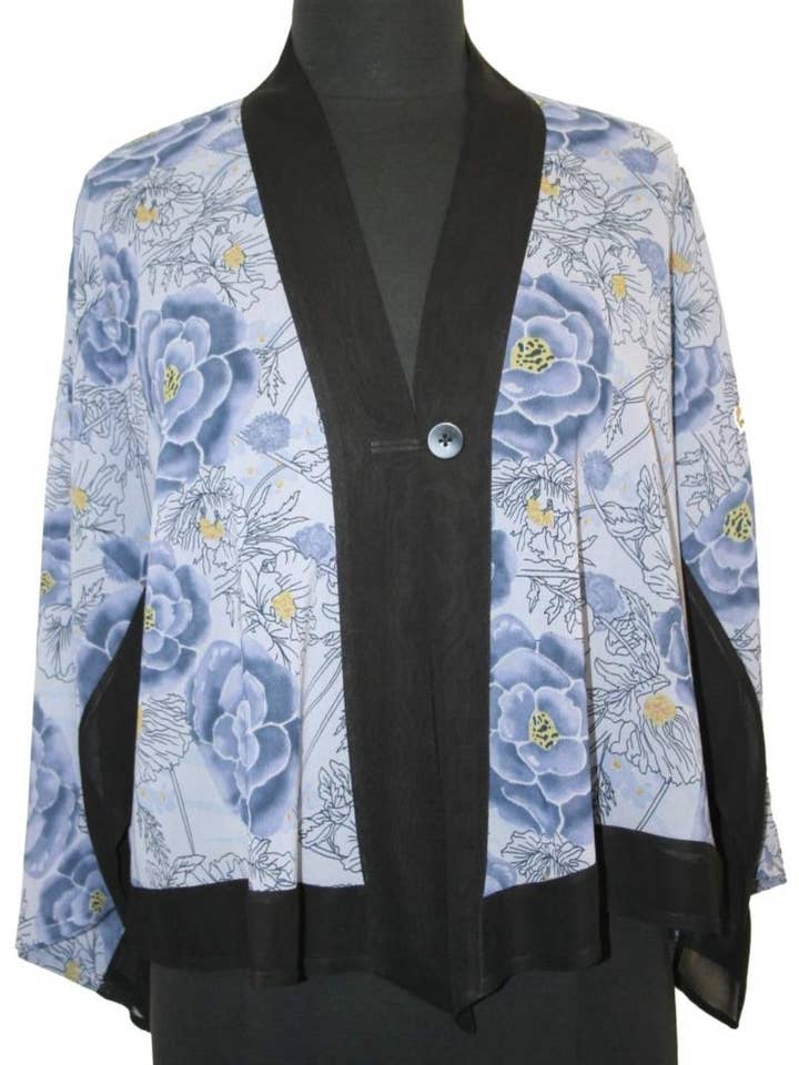 Bolero corto kimono - Ametista per la vendita all'ingrosso da parte di Kavita