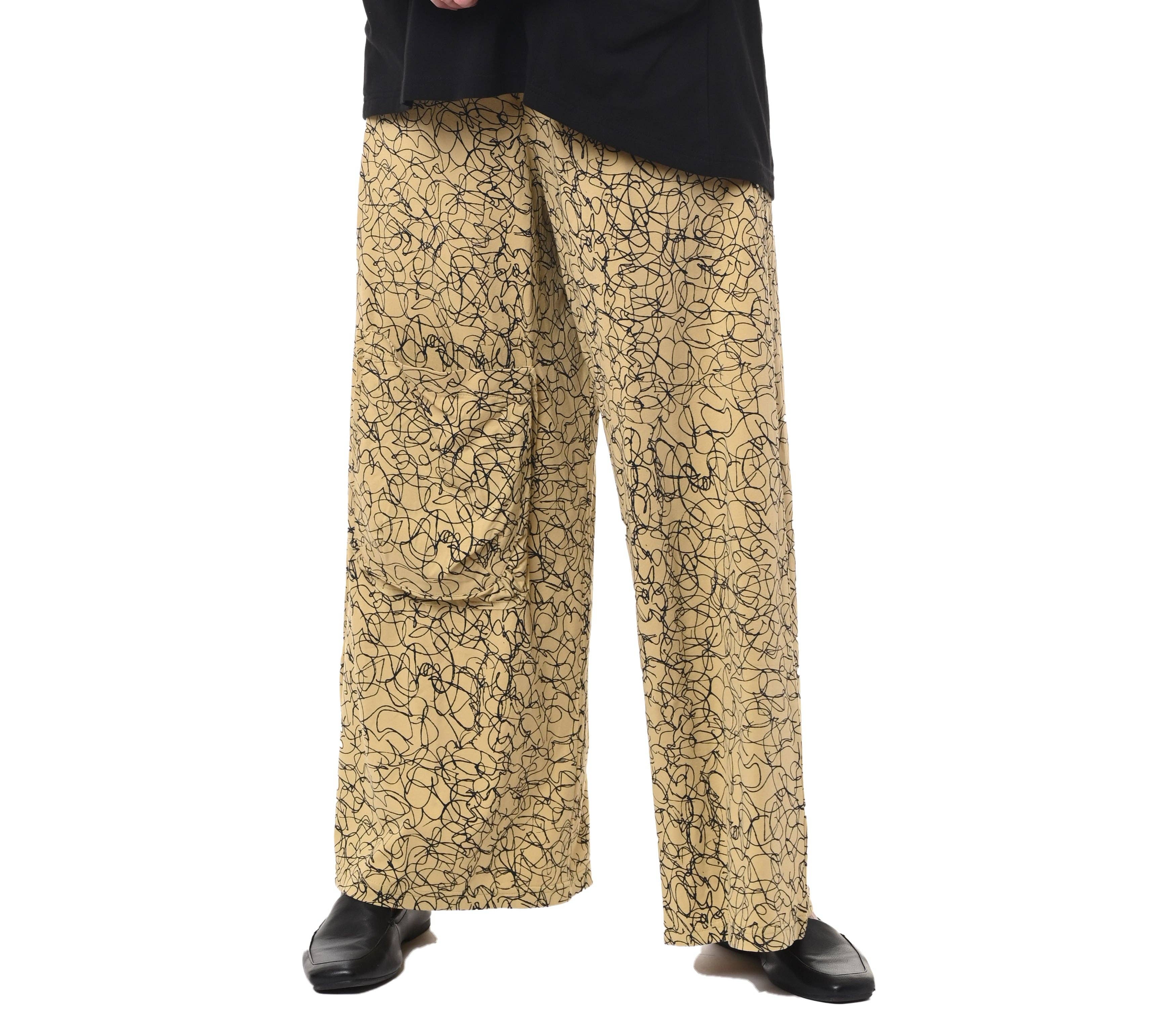 Tulip Clothing - Wholesale Pants - Women's - L127 Ariella Pant in Hemp Squiggle2