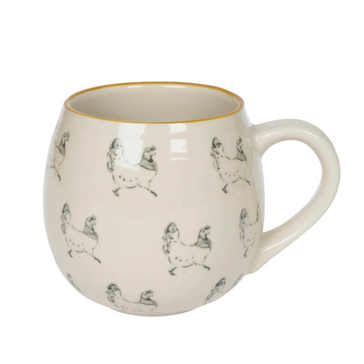 Chicken Stoneware Mug for wholesale by Sophie Allport