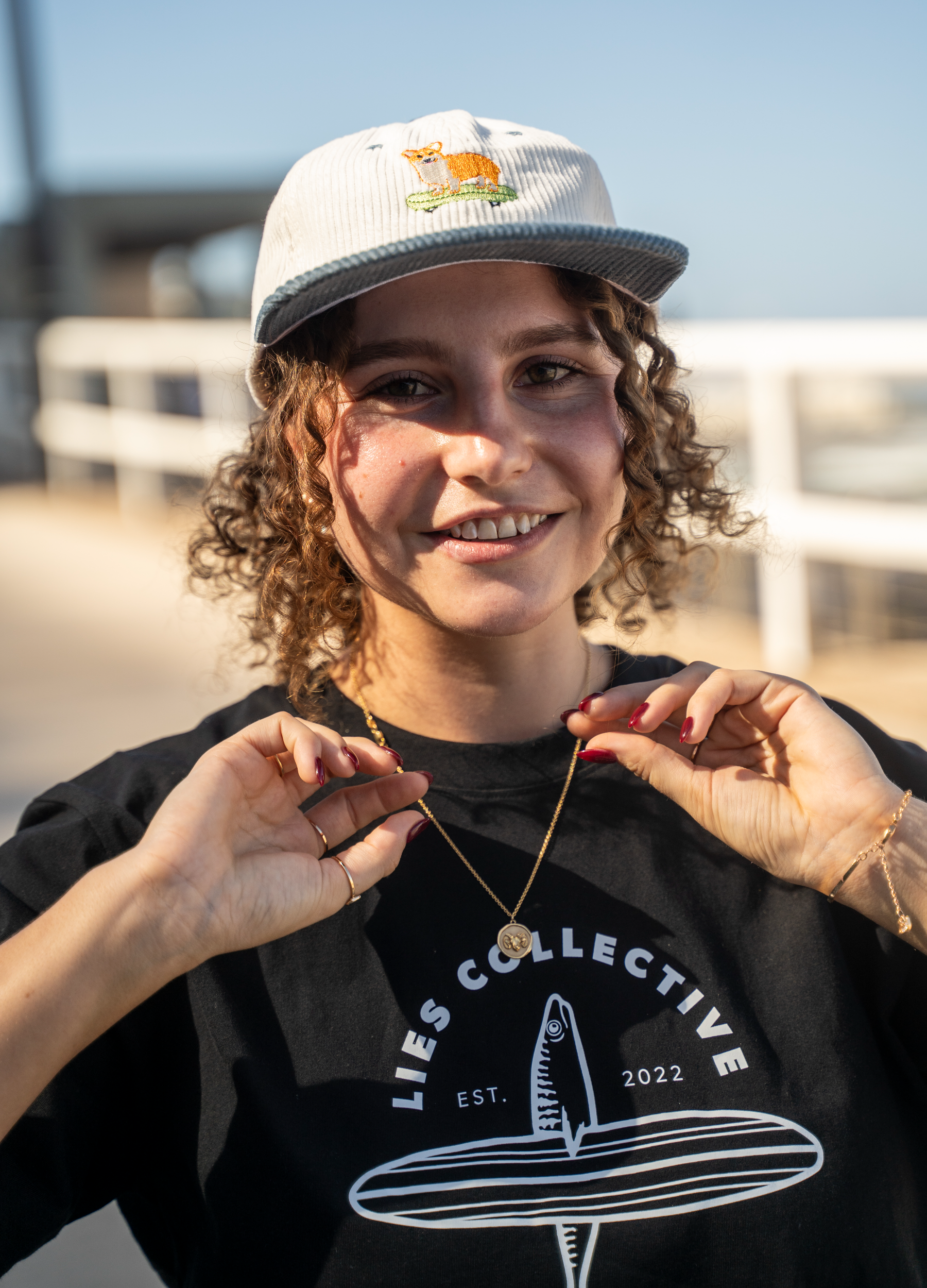 Lies Collective - Wholesale T-Shirt (Graphic) - Women's - GONE SURFING TEE1