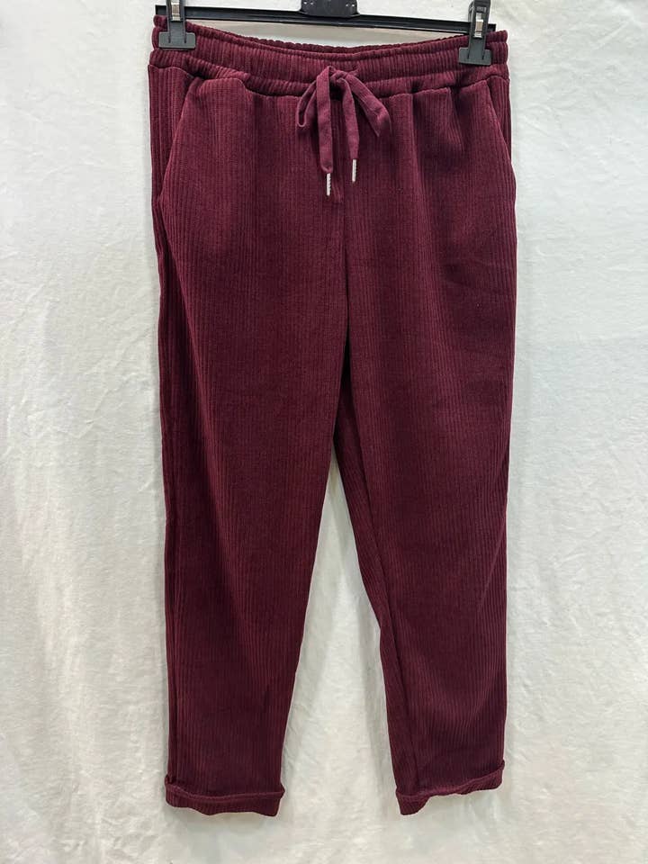 Mimi & Gogo - Wholesale Pants - Women's - Corduroy pants @7940_JoggVelours10