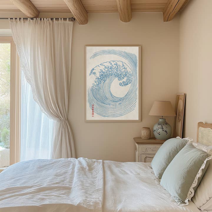 Kumo Art Prints – wholesale Art print – Japanese Vintage Wave Art Print 1