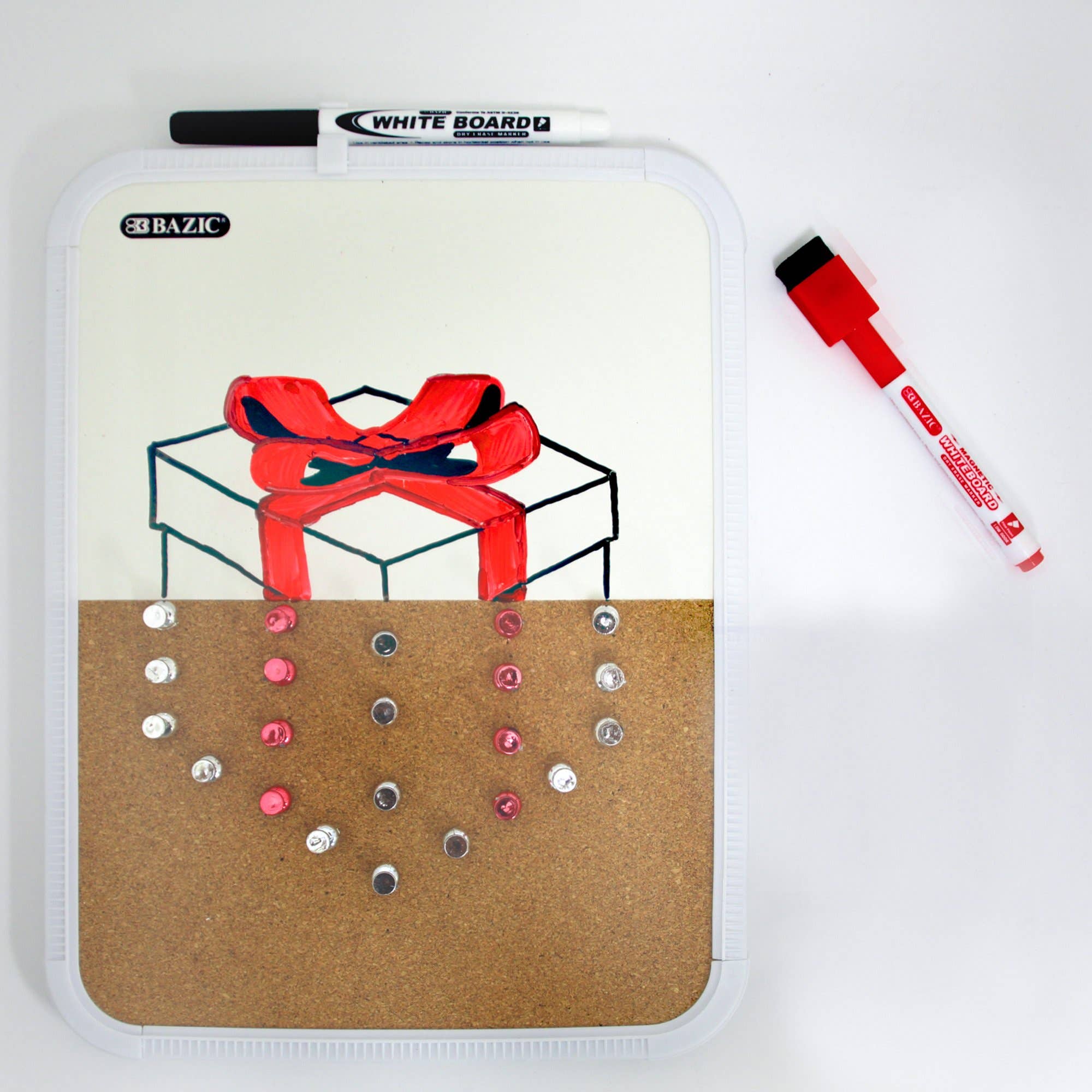 Luna Office Supply -  Everyday Essential - Wholesale Whiteboard/Dry-Erase Board - 8.5" x 11" Dry Erase Cork Combo Board1