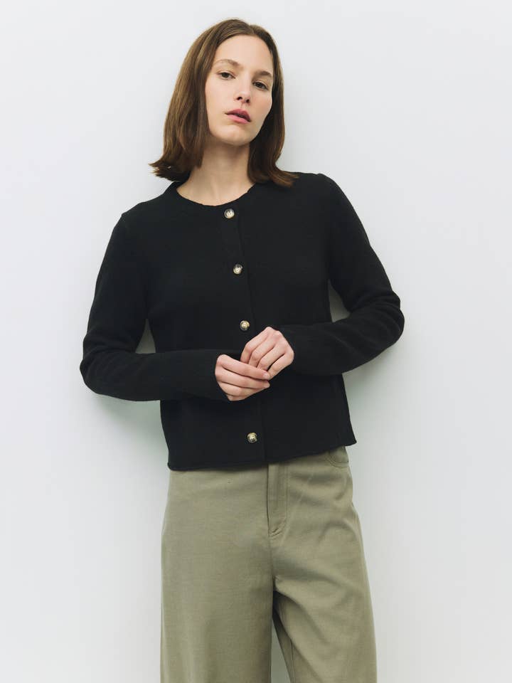 MOD REF - Wholesale Cardigan - Women's - The Molly Cardigan | Lightweight Cropped Cardigan