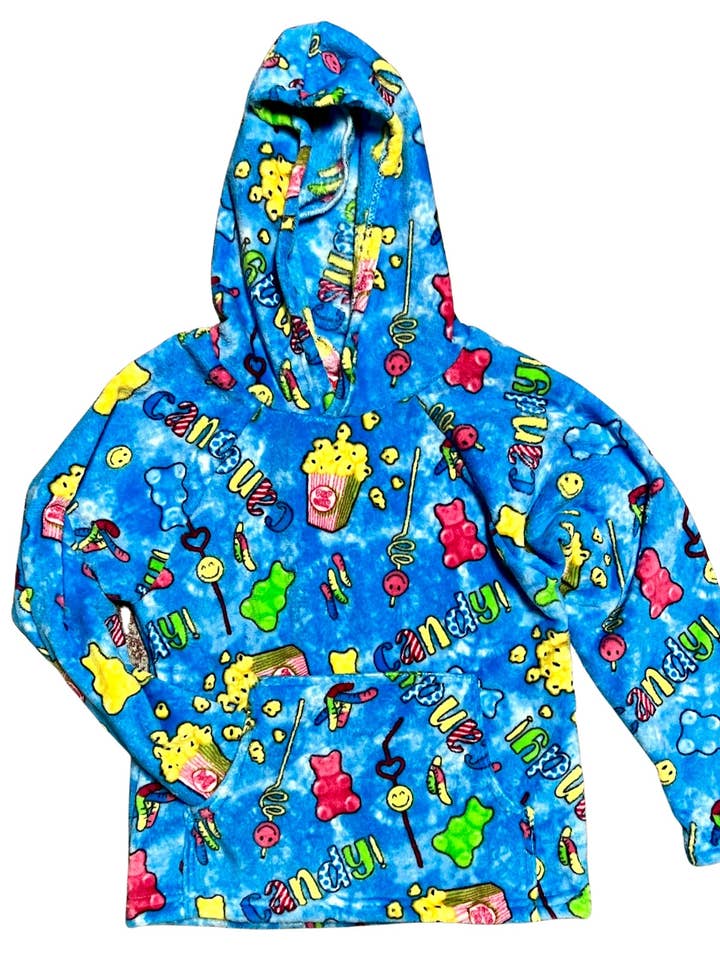 Fuzzy Candylicious sweatshirt for engroshandel hos Made With Love & Kisses