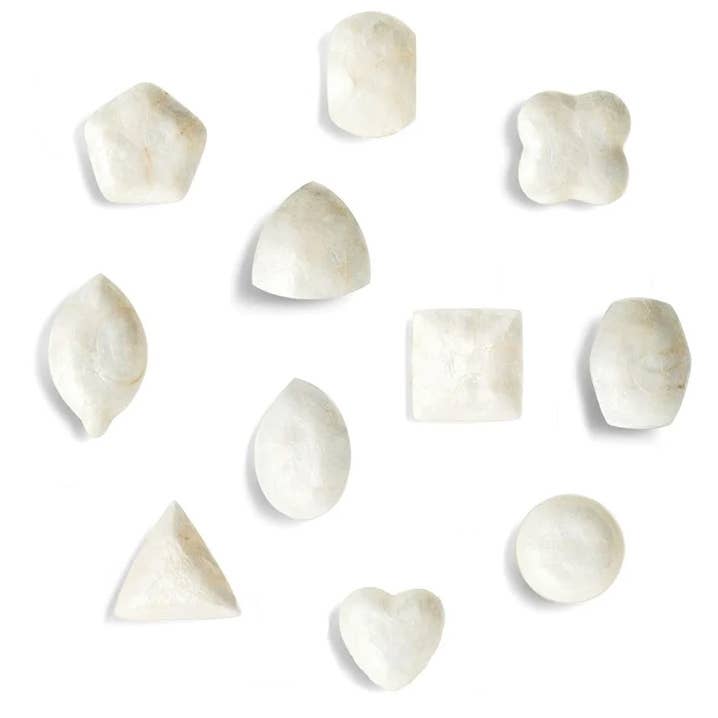 Schaaltje Schelp Capiz XS Wit for wholesale by ByBazz