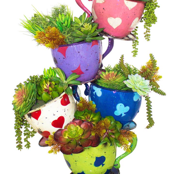 The Tea Party Planters for wholesale by Think Outside