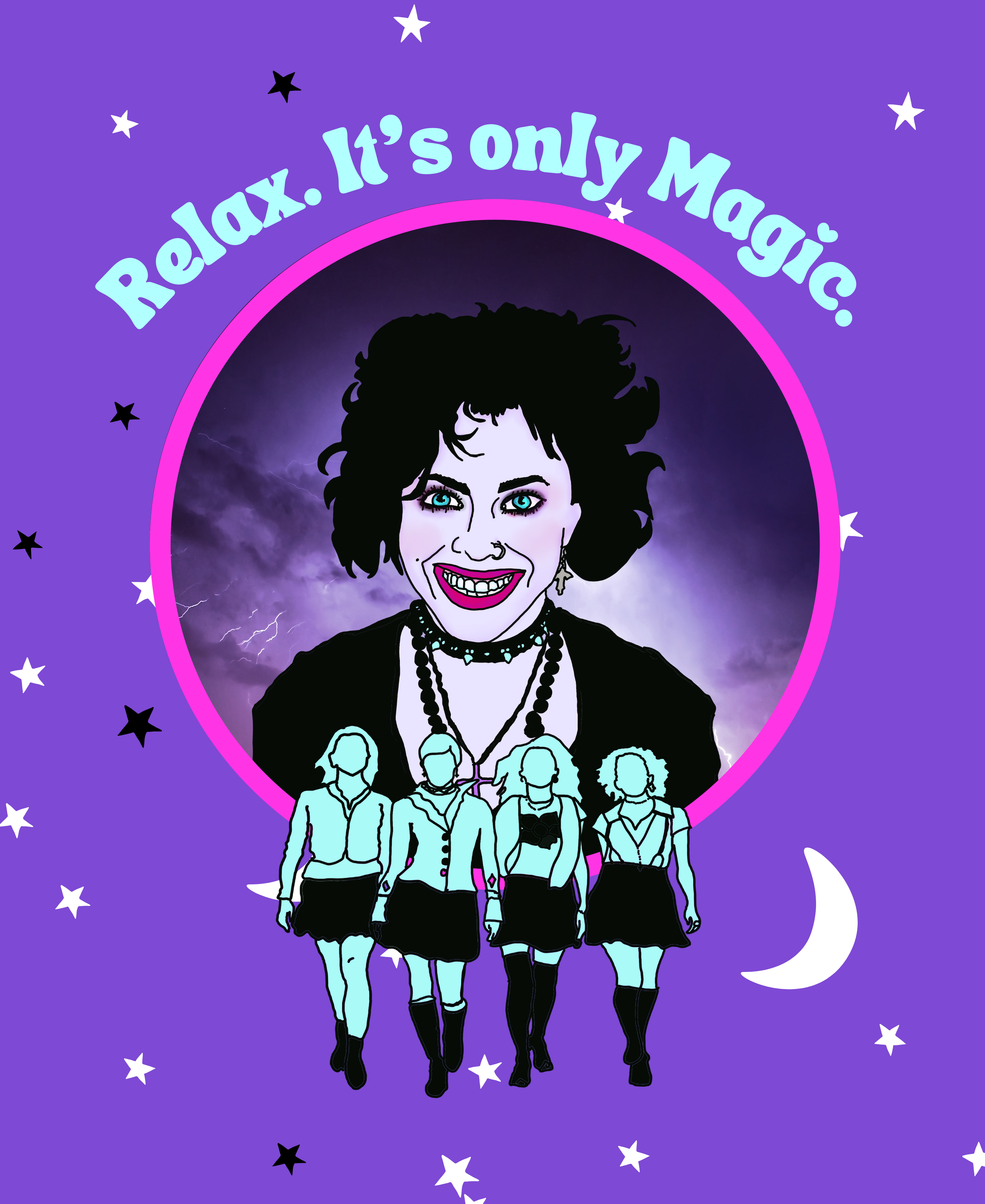 Haunted Fembot - Wholesale Sticker - Nancy Downs/ The Craft Water Bottle Sticker6