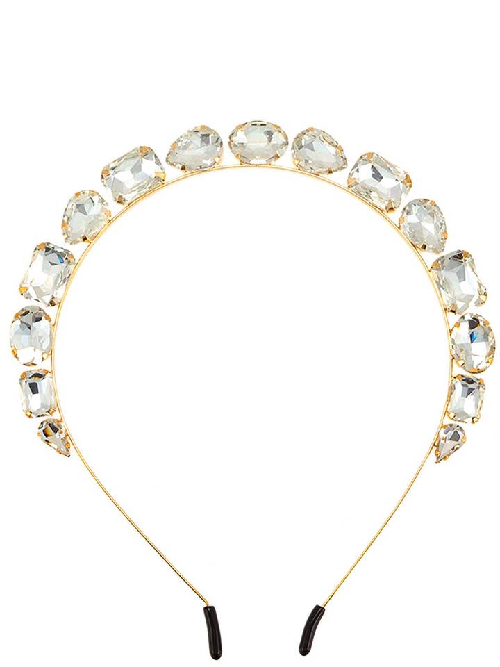 Fascia per capelli in metallo strass 2022 per la vendita all'ingrosso da parte di anbfashion