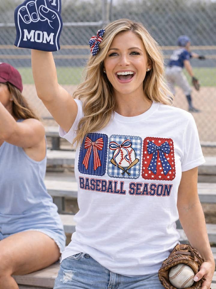 Camiseta de la temporada de béisbol Camiseta patriótica de béisbol | Camiseta de béisbol para venta al por mayor de Leighton Allan Wholesale