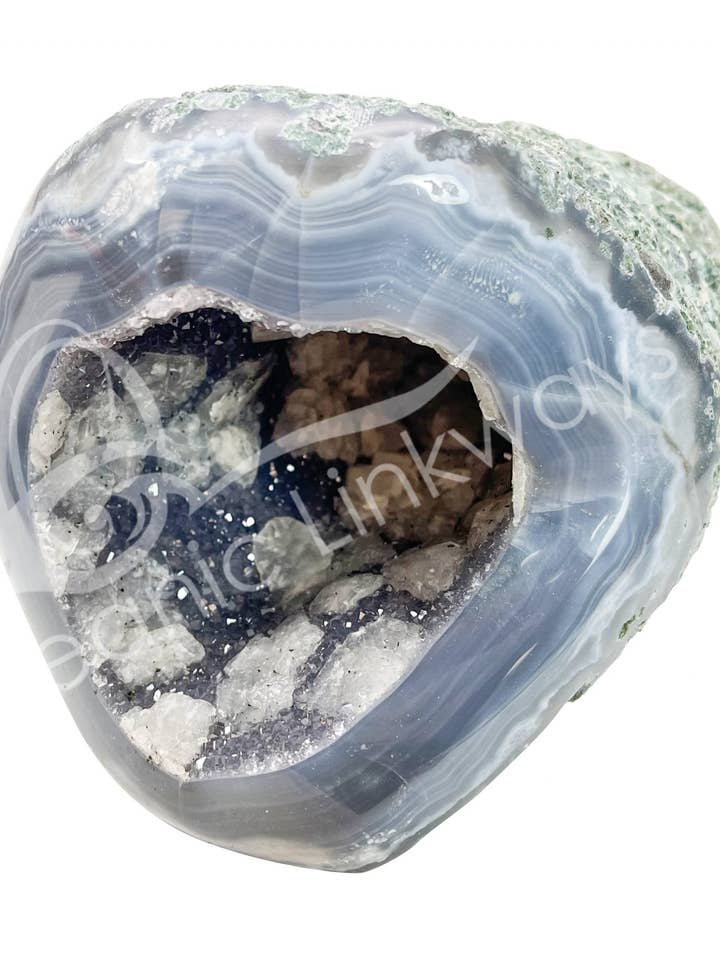 GEODE - AMETISTA CON AGATA COMPLETAMENTE LUCIDATA 2-9" (KG) per la vendita all'ingrosso da parte di Oceanic Linkways Inc