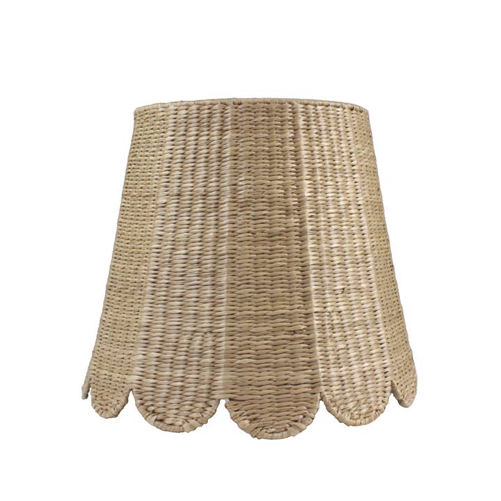Maison Maison Design - Wholesale Lampshade - Seagrass Shade Cover (Scalloped in Natural)2