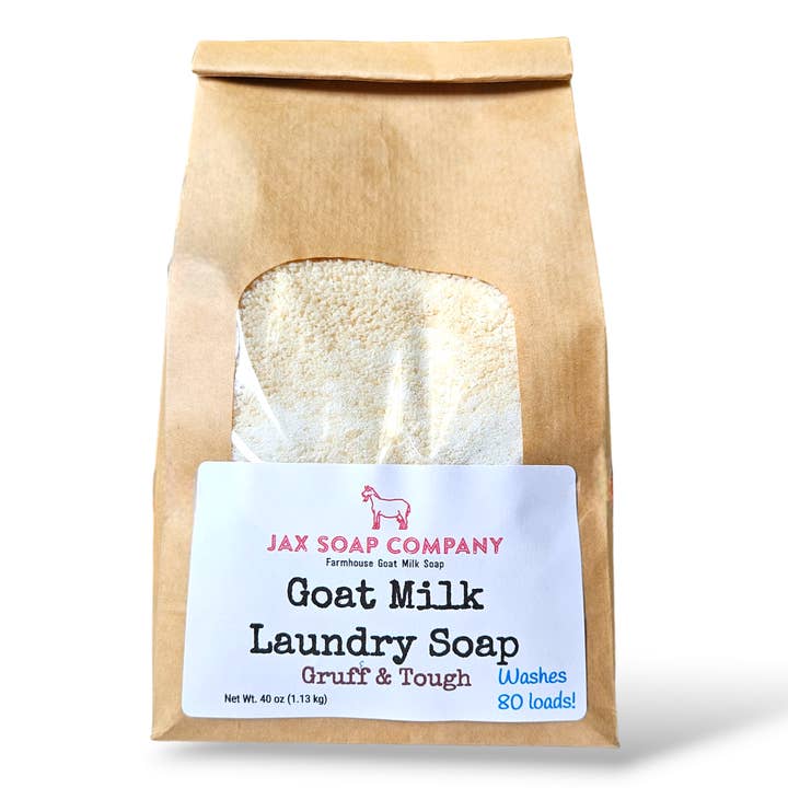 Goat Milk Laundry Soap Refill, 80 loads for wholesale by Jax Soap Company