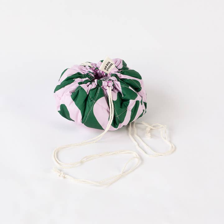 Big Bite Studios - Wholesale Makeup/Cosmetic Bag - HAPPY POUCH CLUB — FLATLAY DRAW STRING MAKEUP BAG 7