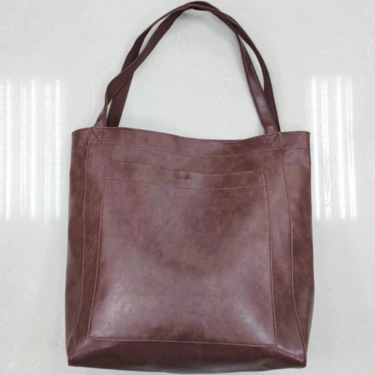 ACCITY - Wholesale Tote Bag - Women's - WOMEN SOFT PU LEATHER TOTE BAG_CWAB056120
