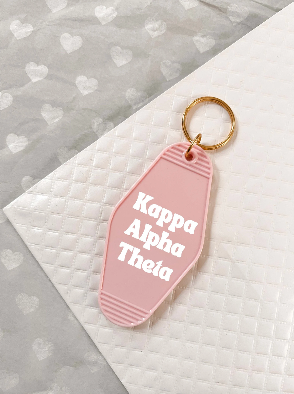 Golden Sol Collective - Venta al por mayor Llavero - Mujer - Llavero Kappa Alpha Theta Sorority1