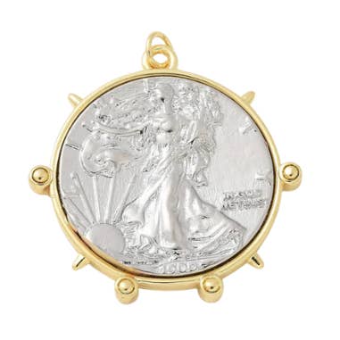 Encanto de Liberdade da Viagem Dourada por atacado de The Charm Bar Company