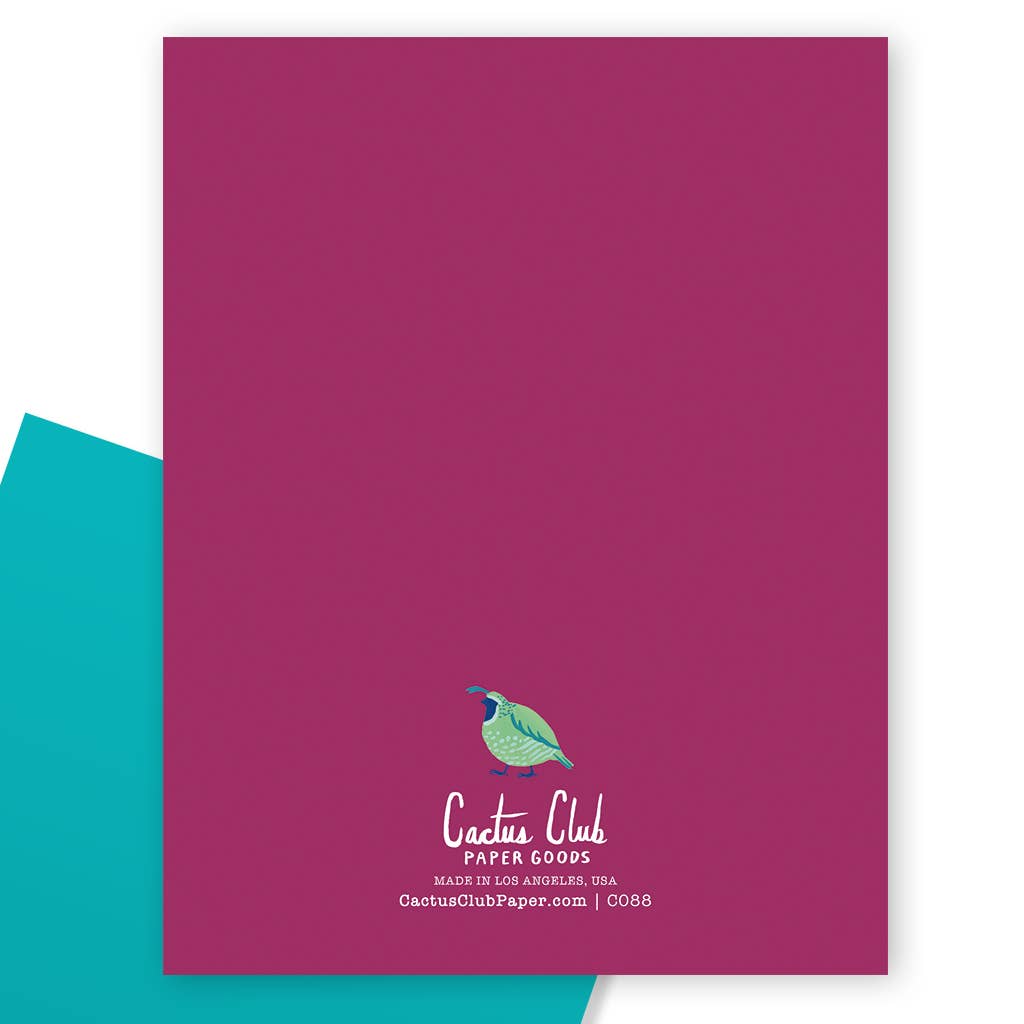 Party Mouse Studio - Wholesale Birthday Card - Quail Birthday Card1