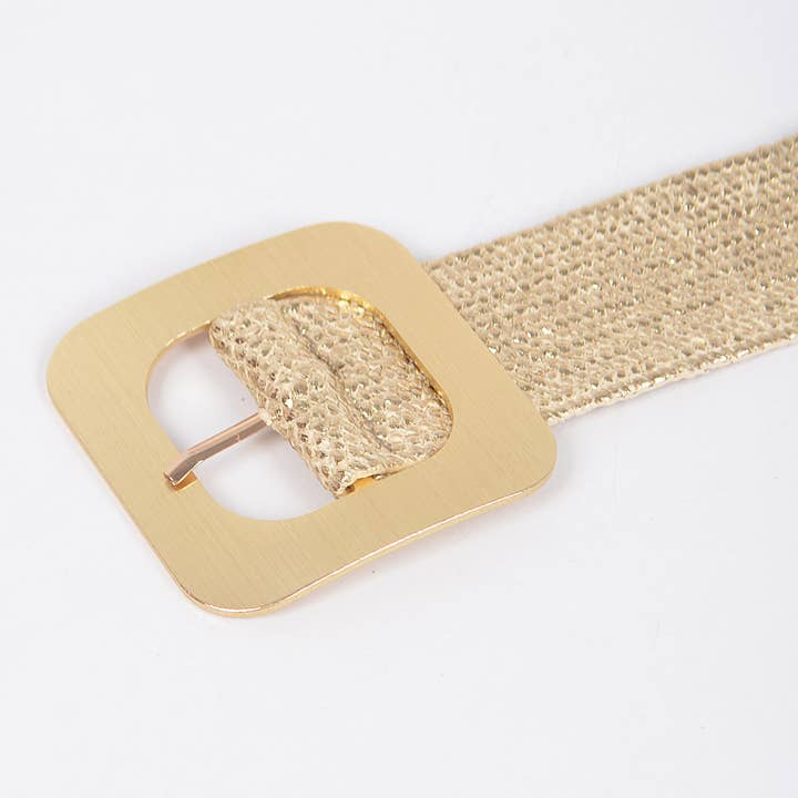 3AM BY H&D ACCESSORIES - Wholesale Belt - Women's - Faux Straw Elastic Belt