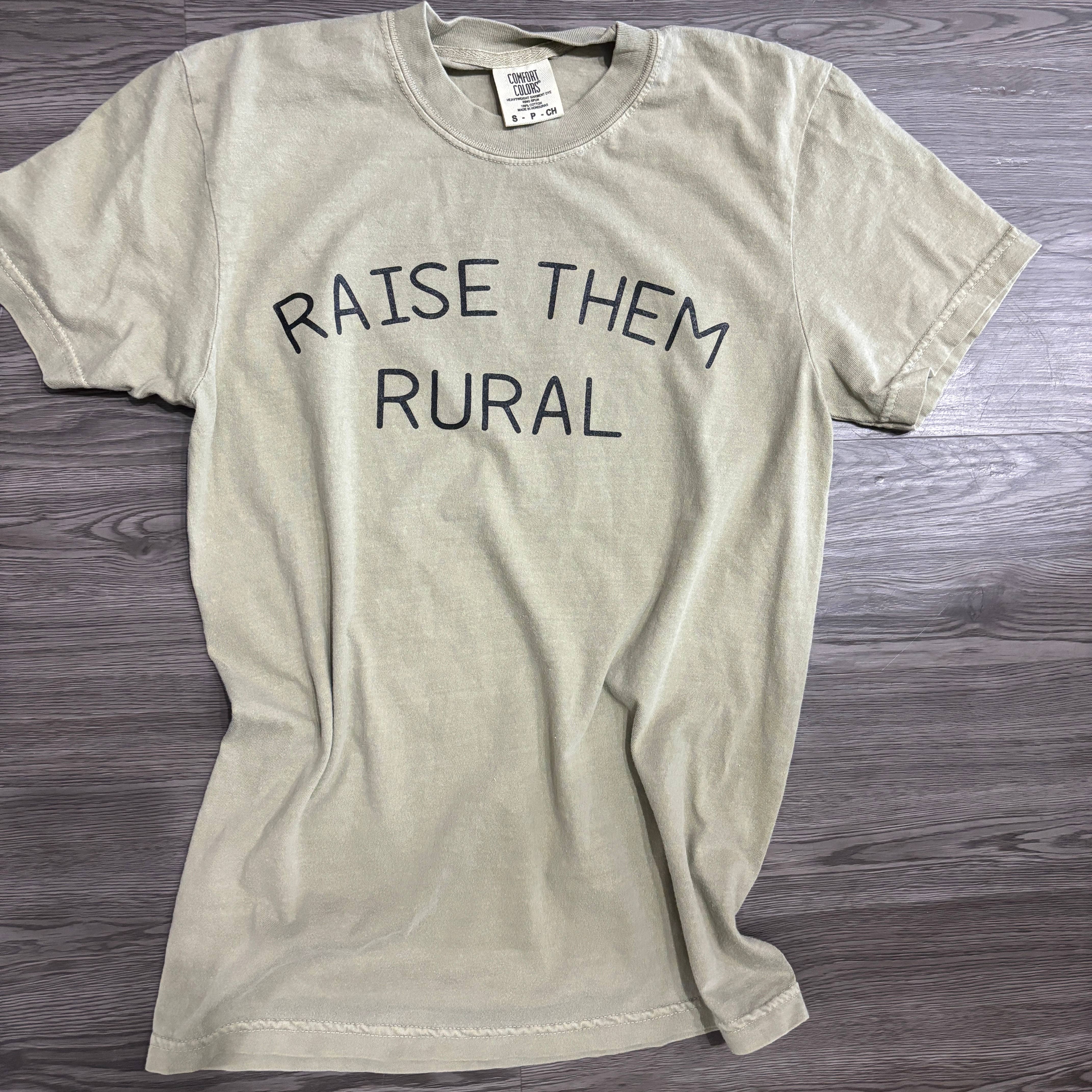 West Anna Designs - Wholesale Screen Printed T-Shirt - Women's - Raise Them Rural Graphic Tee1
