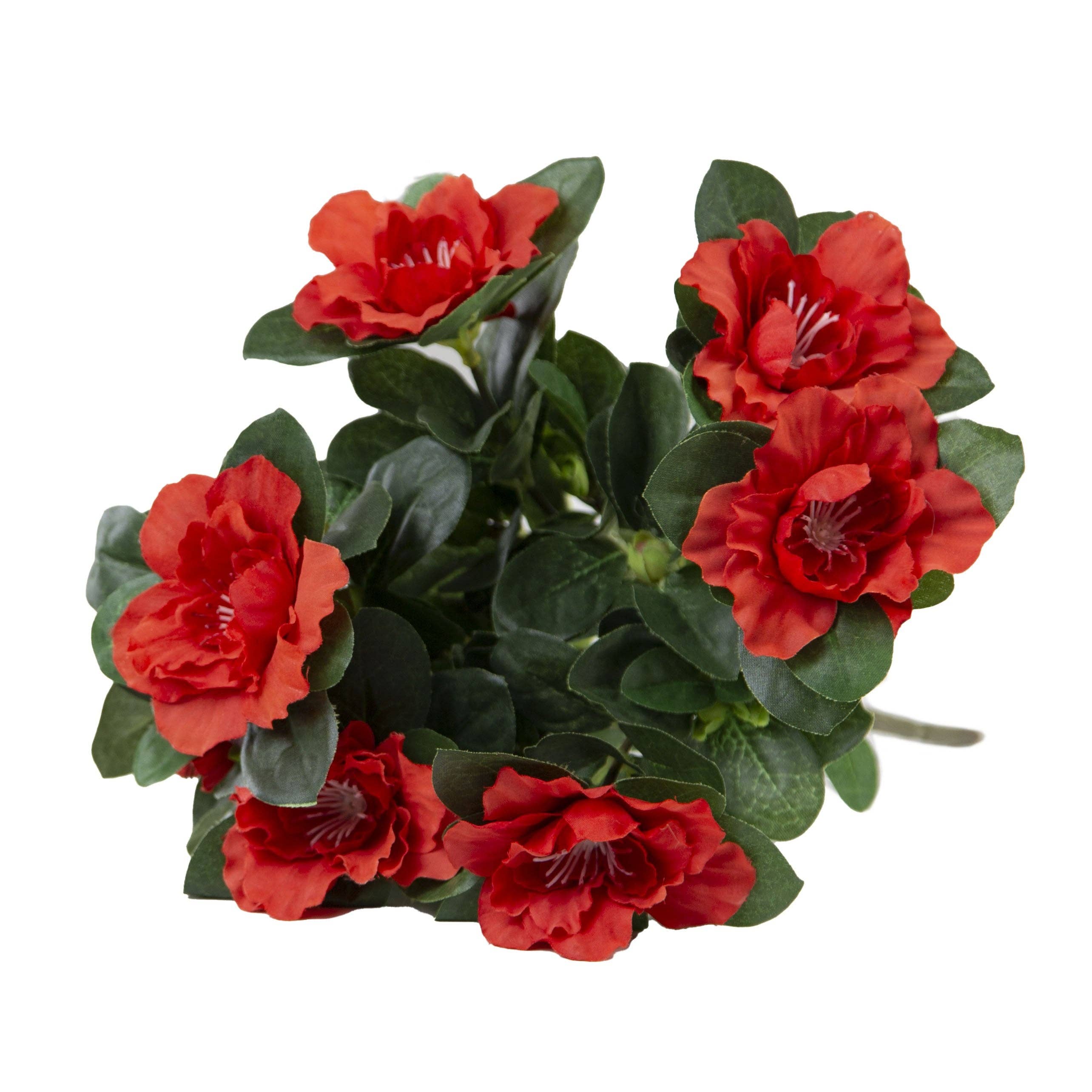 Closer2Nature – wholesale Artificial plant – Artificial 27cm Red Azalea Plug Plant6