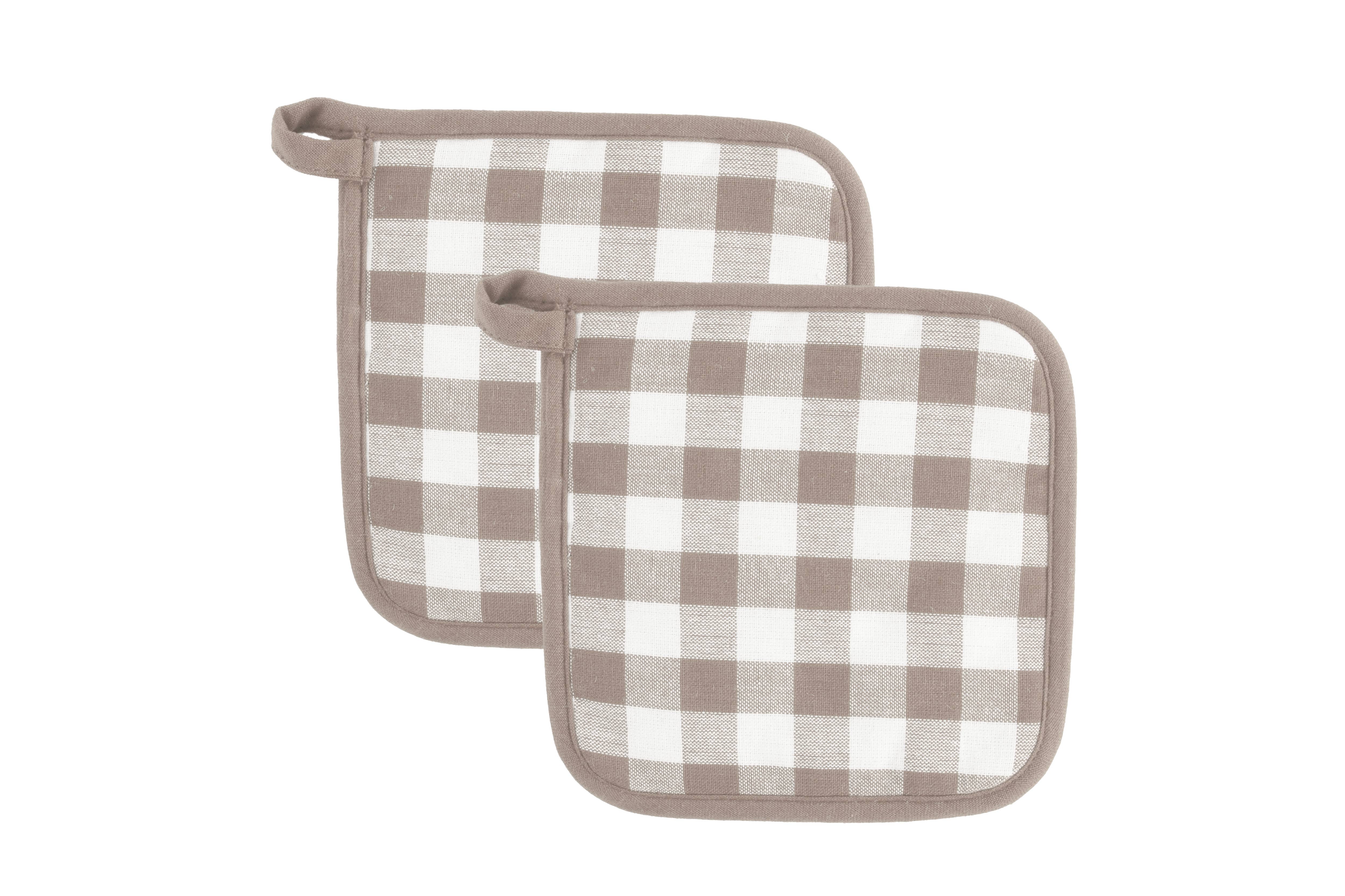Tiseco - Wholesale Oven Mitt/Pot Holder - Pot holder GINGHAM - SET/2 - 20x20 cm4