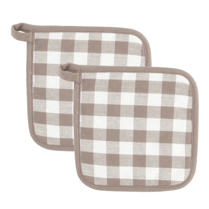 Tiseco - Wholesale Oven Mitt/Pot Holder - Pot holder GINGHAM - SET/2 - 20x20 cm4