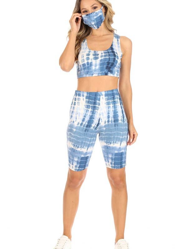 Ombre Tie Tinte Verano Recorte y Pantalones Cortos para venta al por mayor de VIBE Apparel Co
