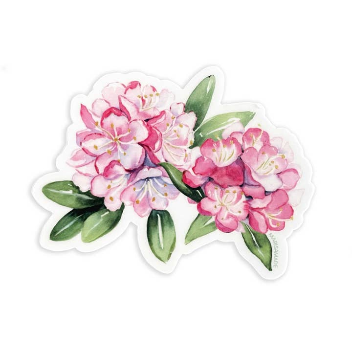 MARISAMADE - Wholesale Sticker - Pink Rhododendron Sticker1