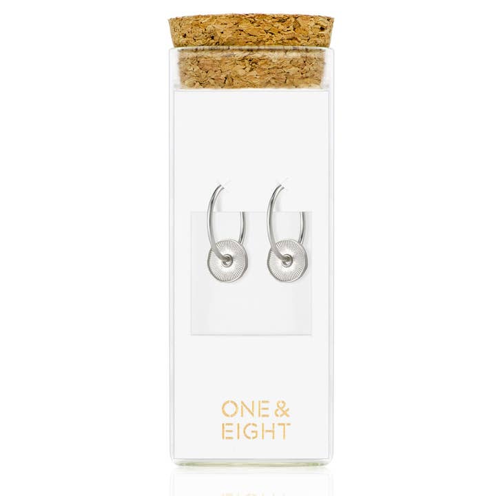 One & Eight - Wholesale Hoop Earrings - Silver Sorrel Earrings0