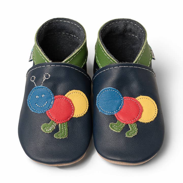 Baby & Toddler Barefoot Shoes - Caterpillar Navy for wholesale by Inch Blue