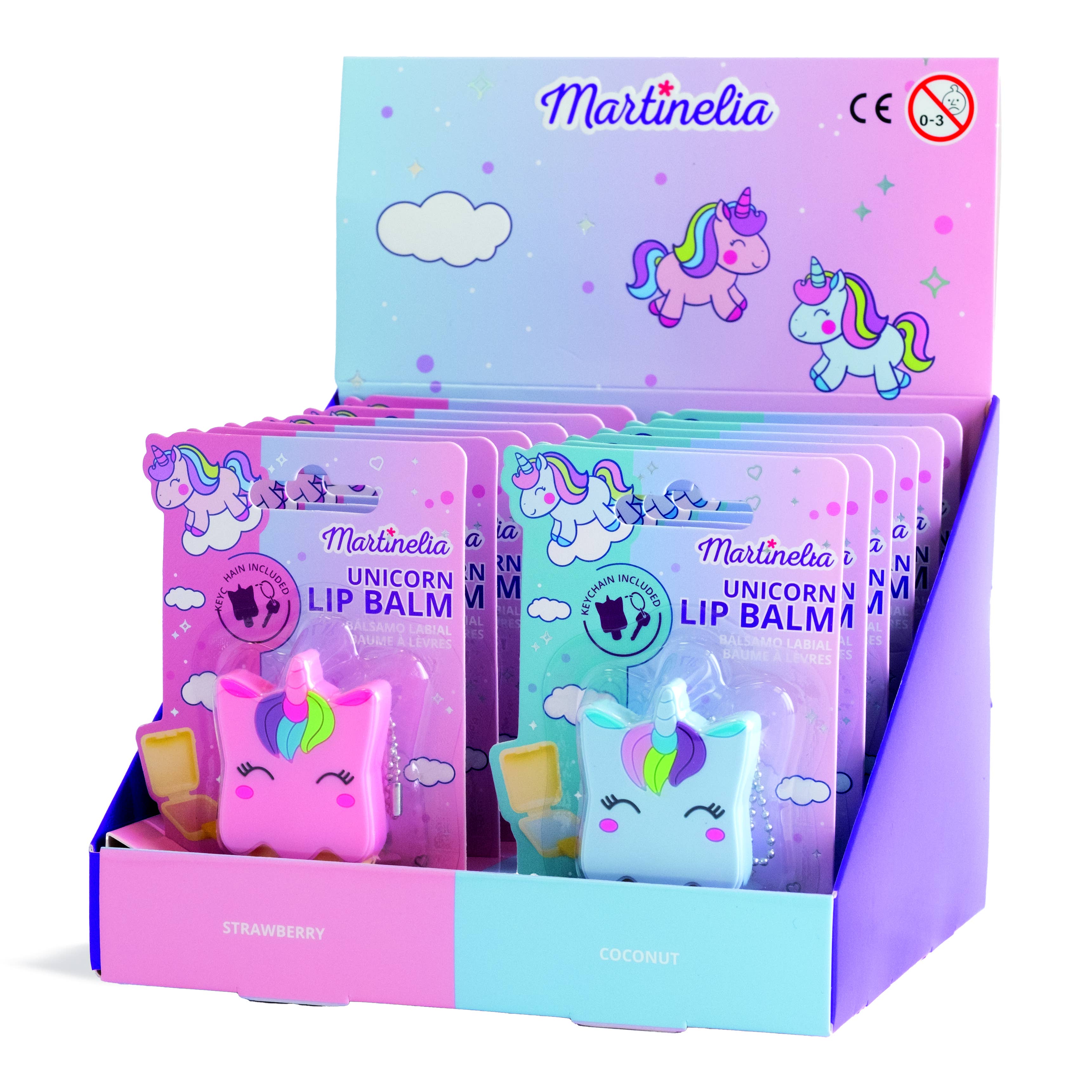 Aquarius Cosmetic SLU - Wholesale Kids Makeup - Kids - MARTINELIA WORLD UNICORN LIP BALM1